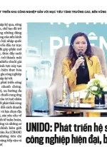 VnEconomy published an article highlighting UNIDO’s role in advancing the country’s green transition and sustainable industrial development